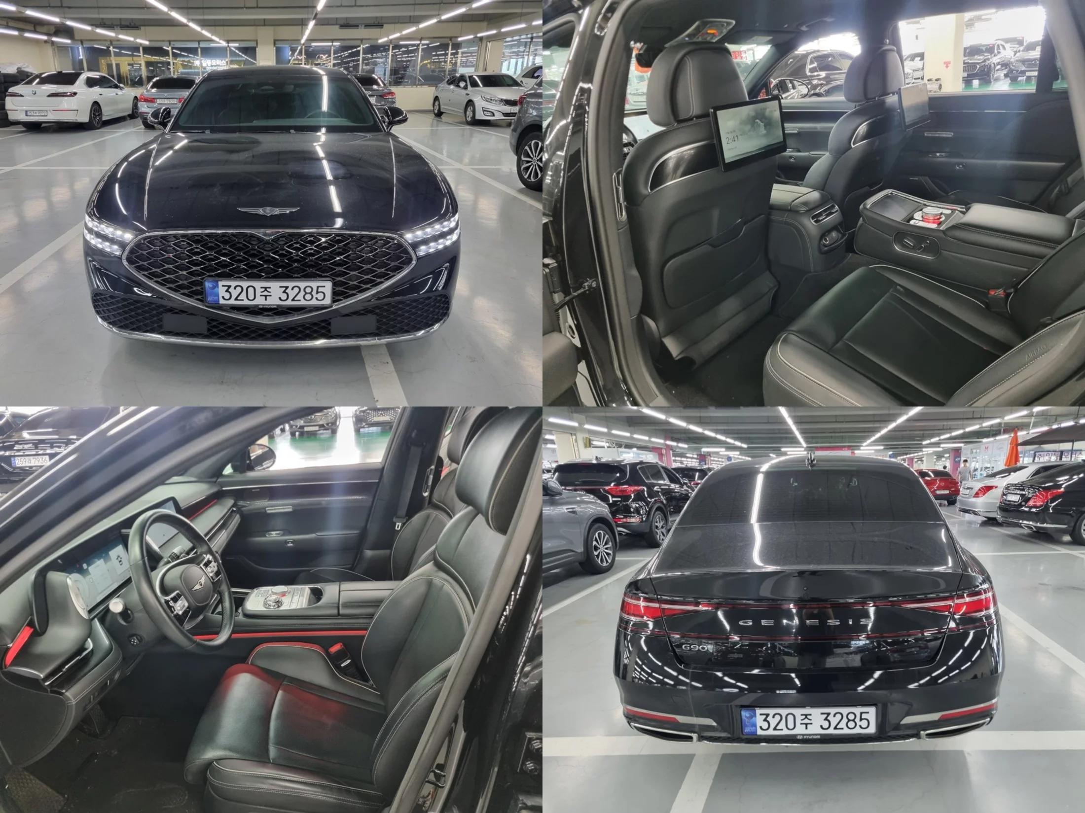 Genesis G90 Gasoline 3.5 Turbo 2WD, 2022 г. 82529 км.